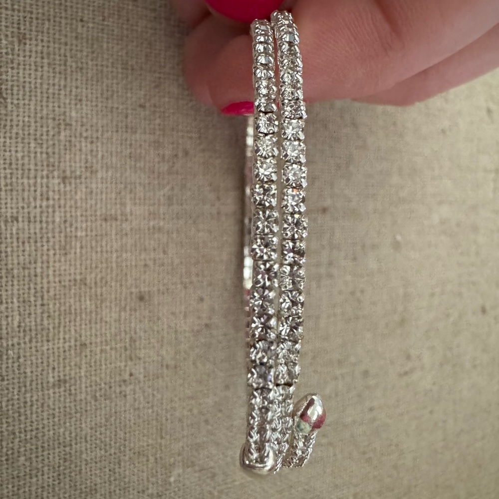 Stella & Dot Silver Radiance Coil